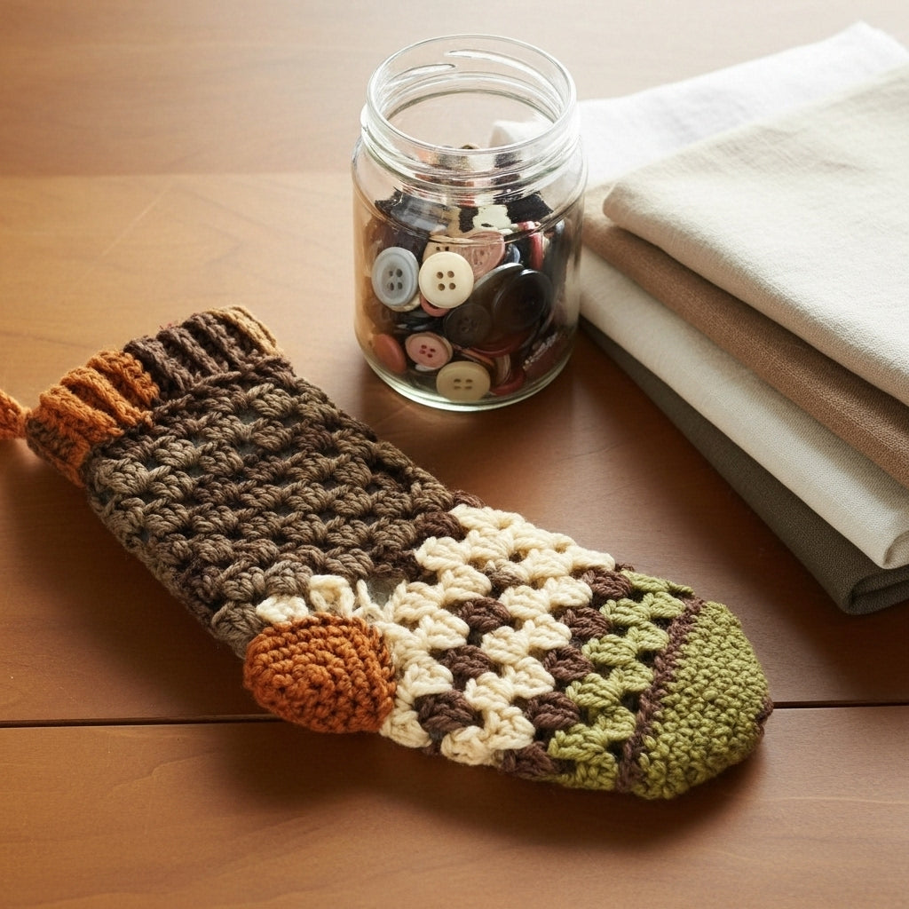 Crochet Granny’s Stocking Pattern (PDF Download)