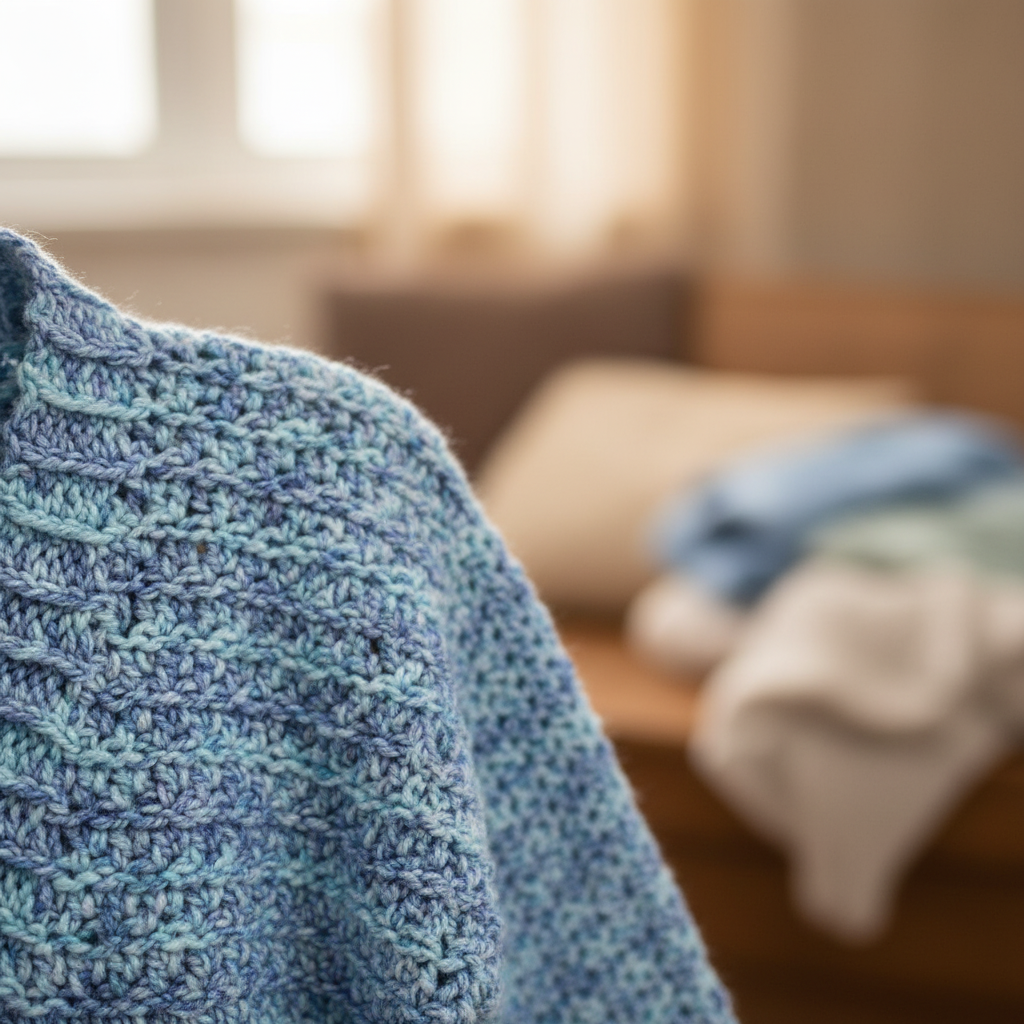Blue Mist Crochet Cardigan Pattern (PDF Download)
