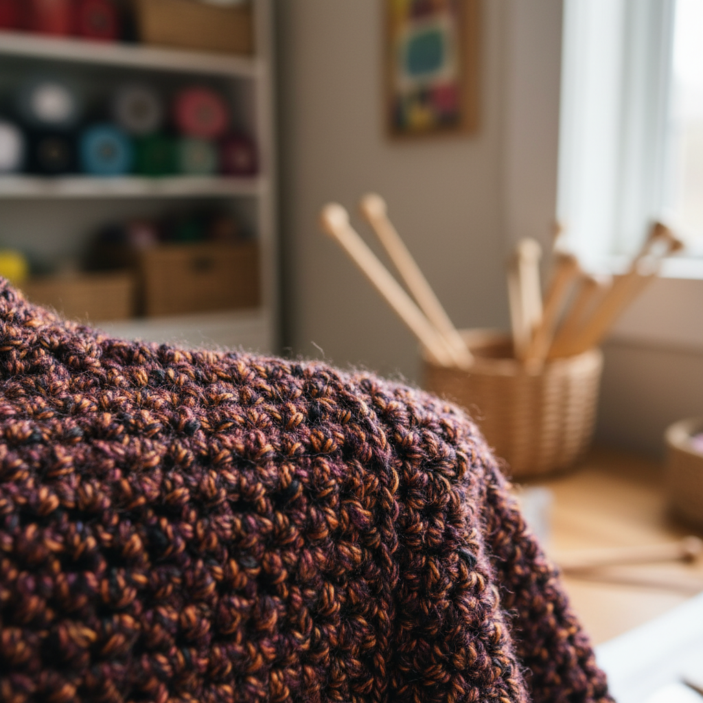 Twilight Mix Cozy Crochet Cardigan Pattern (PDF Download)