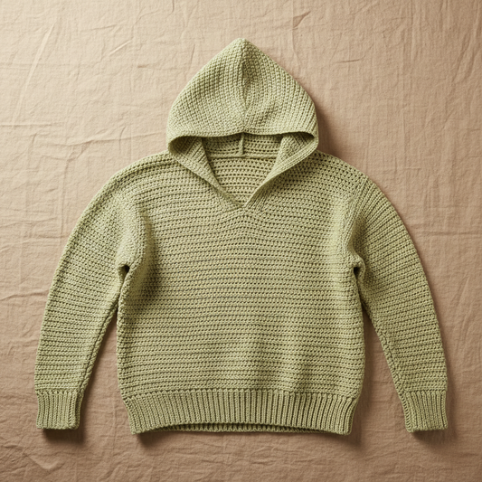 Cozy Fit Crochet Hoodie Pattern (PDF Download)