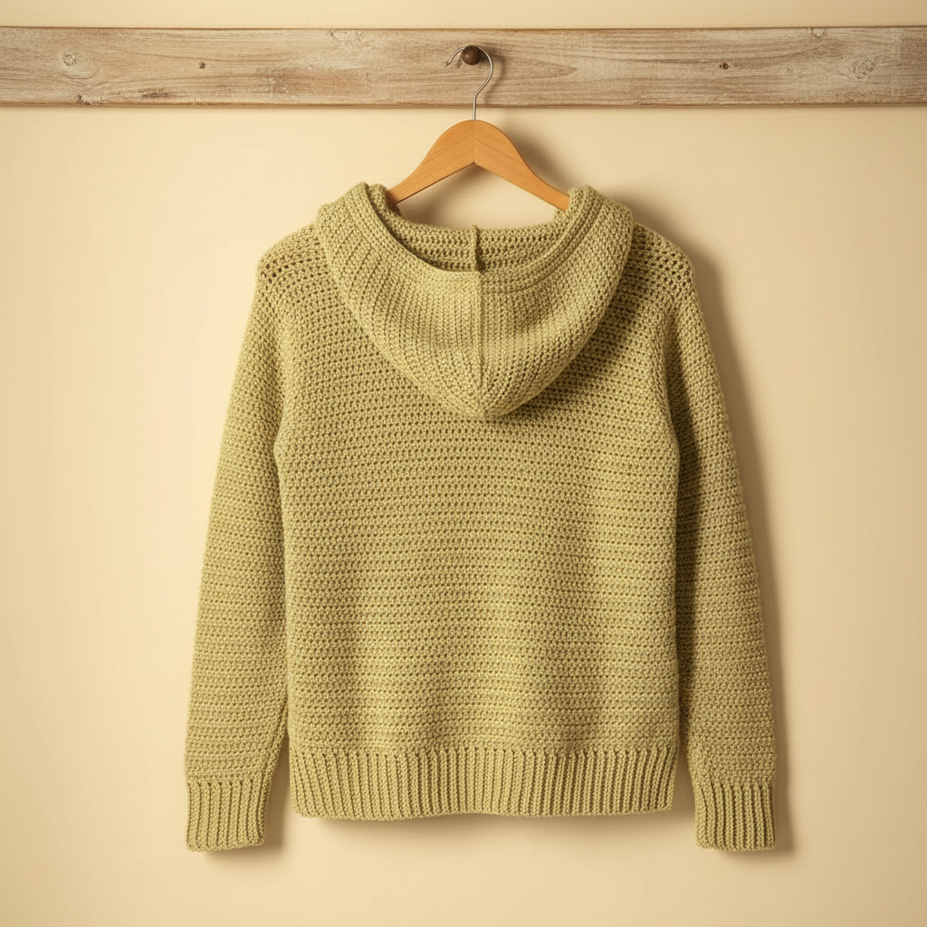 Cozy Fit Crochet Hoodie Pattern (PDF Download)