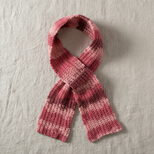 Crochet Airy Texture Scarf Pattern (PDF Download)