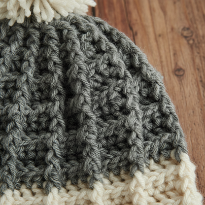 Crochet Cozy Blocks Hat Pattern (PDF Download)