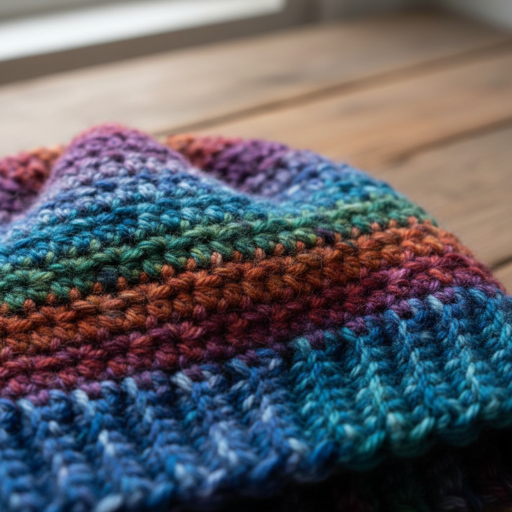 Crochet Happy Specks Hat Pattern (PDF Download)