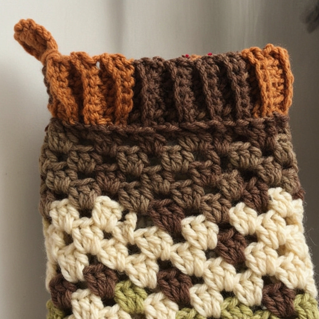 Crochet Granny’s Stocking Pattern (PDF Download)