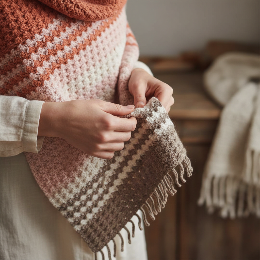 Easy Drape Crochet Wrap Pattern (PDF Download)