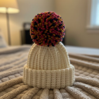 Cheerful Rib Crochet Beanie Pattern (PDF Download)
