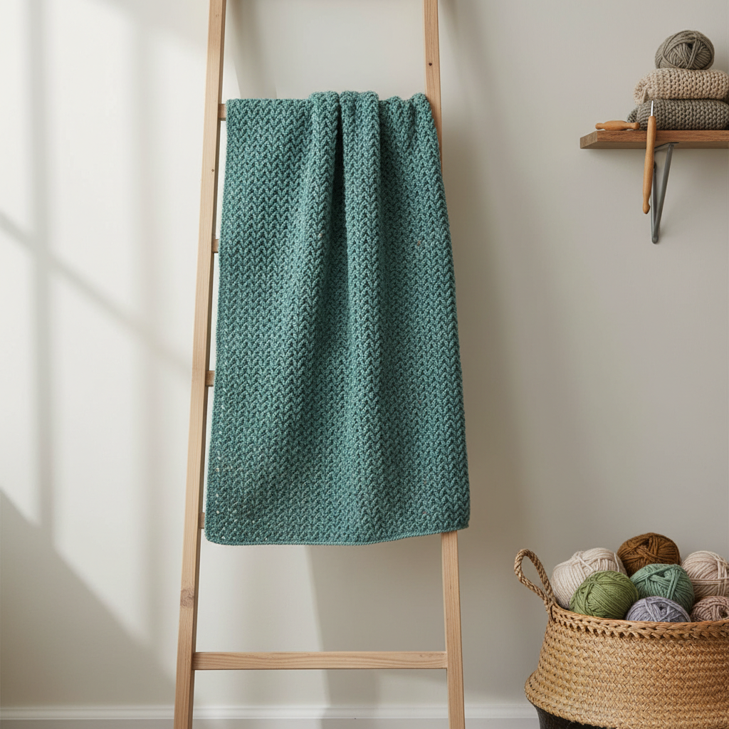 Chevron Grain Crochet Blanket Pattern (PDF Download)