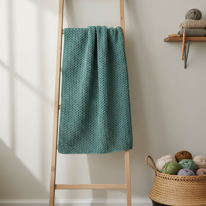 Chevron Grain Crochet Blanket Pattern (PDF Download)