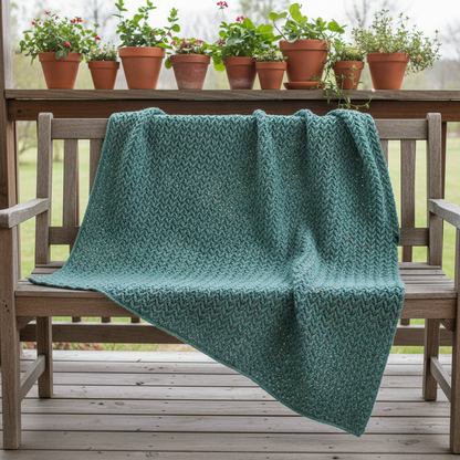 Chevron Grain Crochet Blanket Pattern (PDF Download)
