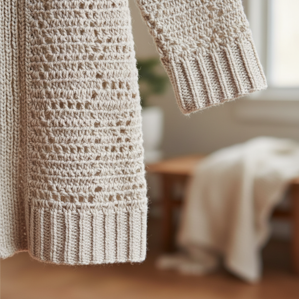 Coastal Breeze Crochet Cardigan Pattern (PDF Download)