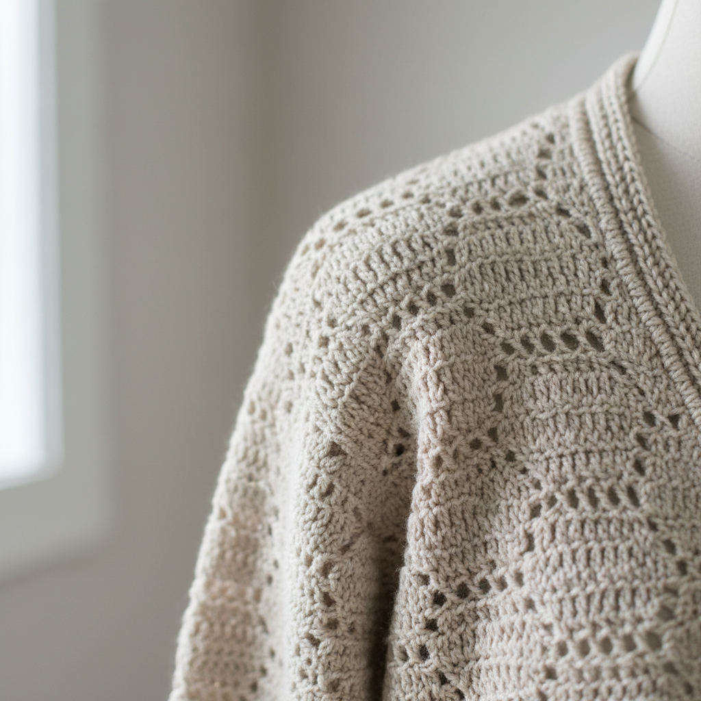 Coastal Breeze Crochet Cardigan Pattern (PDF Download)