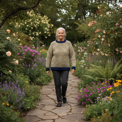 Confetti Comfort Crochet Pullover Pattern (PDF Download)
