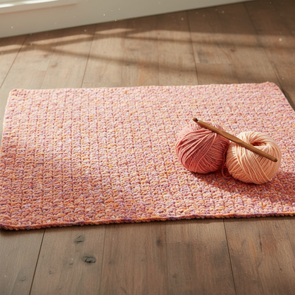 Coral Sky Pop Crochet Blanket Pattern (PDF Download)