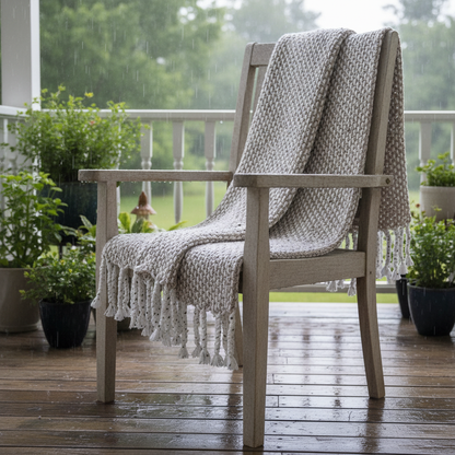 Cozy Pebble Stitch Crochet Throw Pattern (PDF Download)