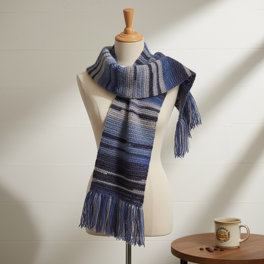 Crochet Cozy Cafe Wrap Pattern (PDF Download)