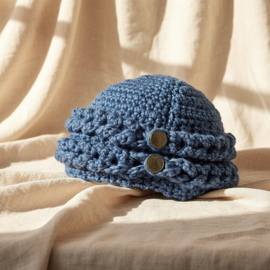 Crochet Mock Cable Hat Pattern (PDF Download)