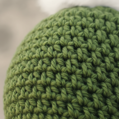 Crochet Quick Pompom Hat Pattern (PDF Download)