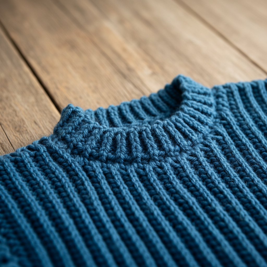 Deep Blue Crochet Sweater Pattern (PDF Download)