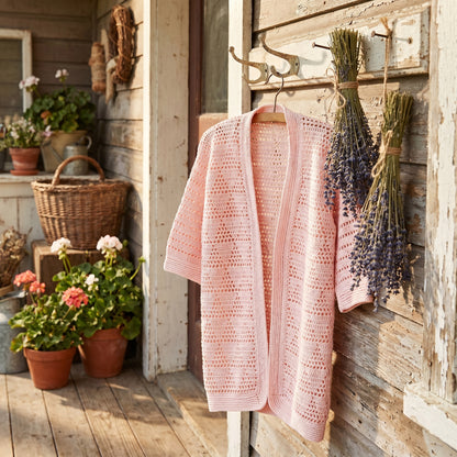 Delicate Openwork Crochet Cardigan (PDF Download)
