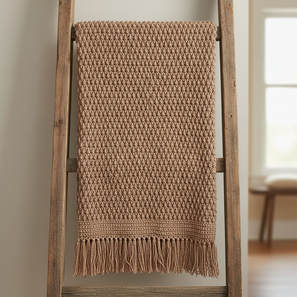 Desert Ridge Crochet Blanket Pattern (PDF Download)