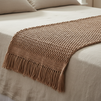 Desert Ridge Crochet Blanket Pattern (PDF Download)