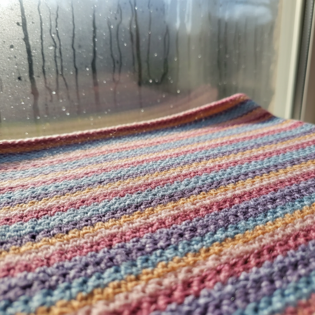 Drift Lines Crochet Lap Blanket Pattern (PDF Download)