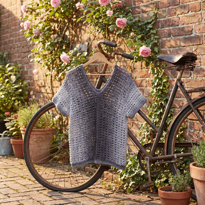 Dual Panel Crochet Sweater Pattern (PDF Download)