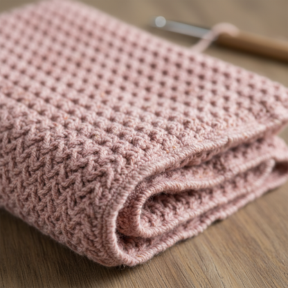 Elevated Stitch Flow Crochet Blanket Pattern (PDF Download)