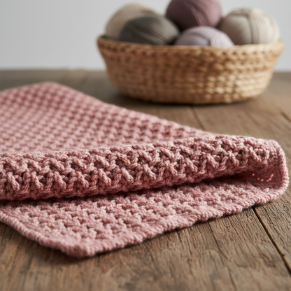 Elevated Stitch Flow Crochet Blanket Pattern (PDF Download)