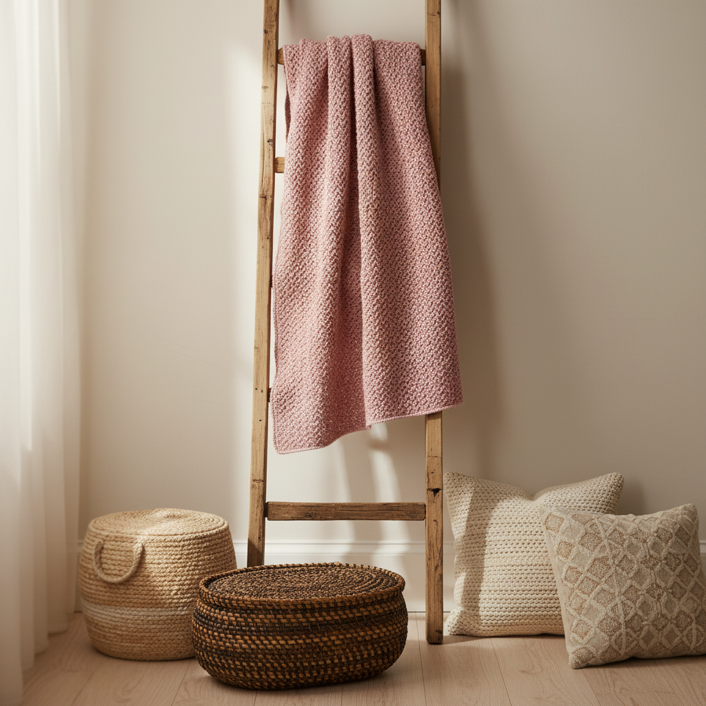 Elevated Stitch Flow Crochet Blanket Pattern (PDF Download)
