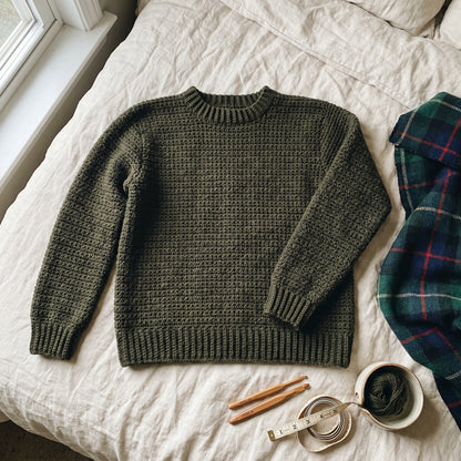 Hunter’s Trail Crochet Pullover Pattern (PDF Download)