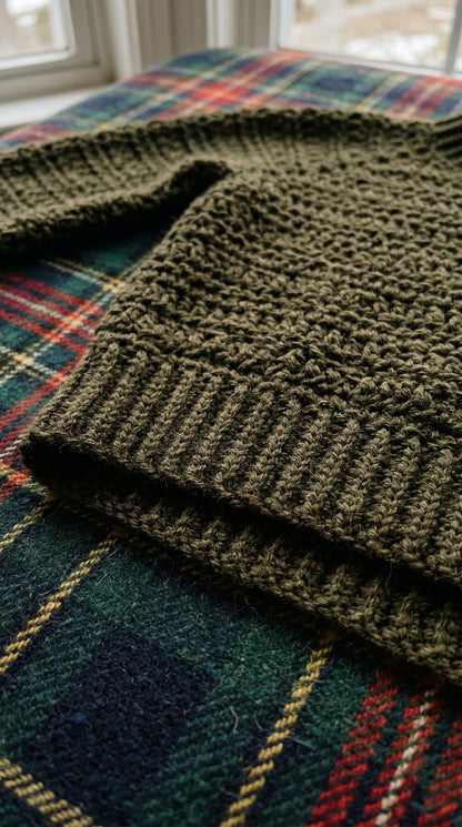 Hunter’s Trail Crochet Pullover Pattern (PDF Download)