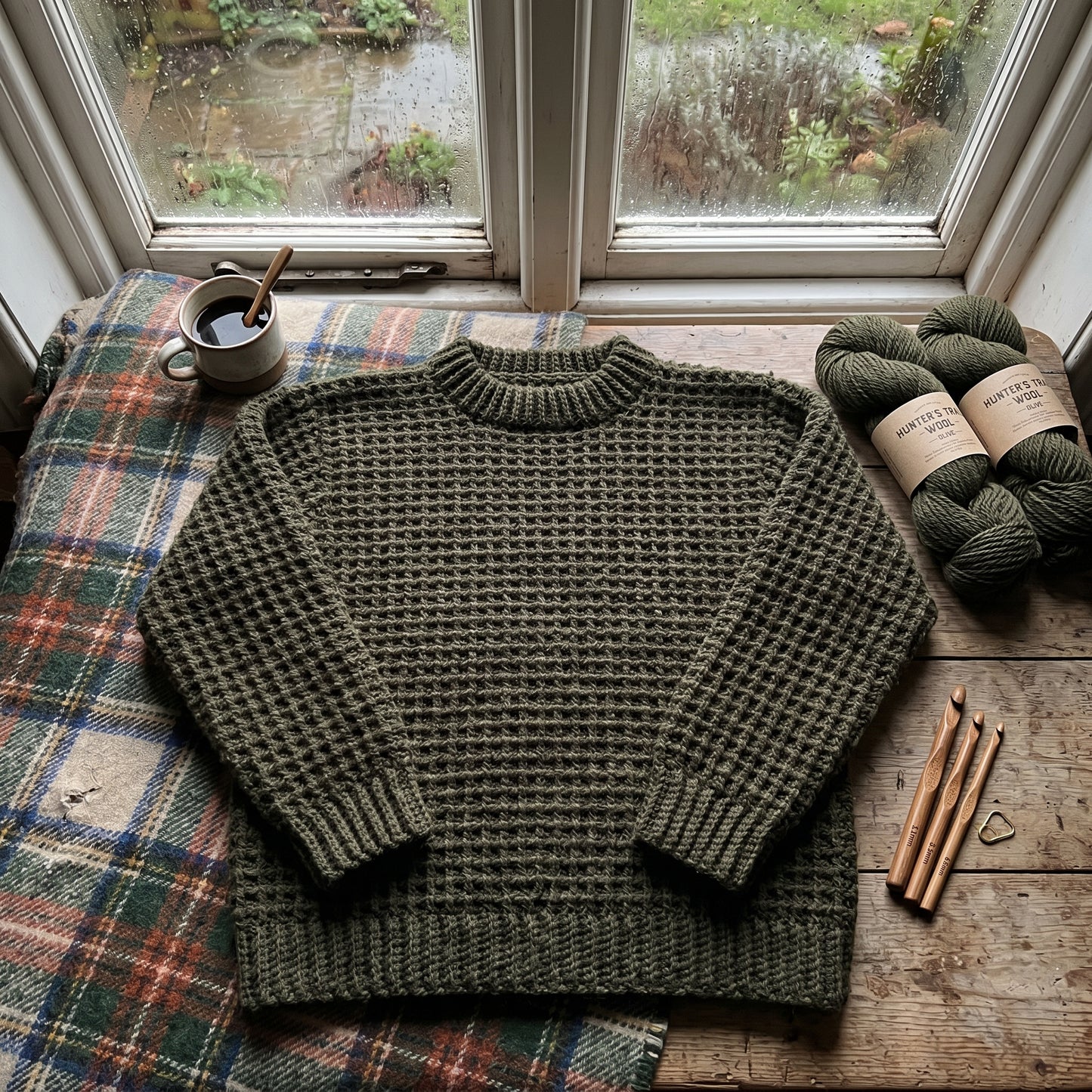 Hunter’s Trail Crochet Pullover Pattern (PDF Download)