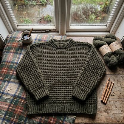 Hunter’s Trail Crochet Pullover Pattern (PDF Download)