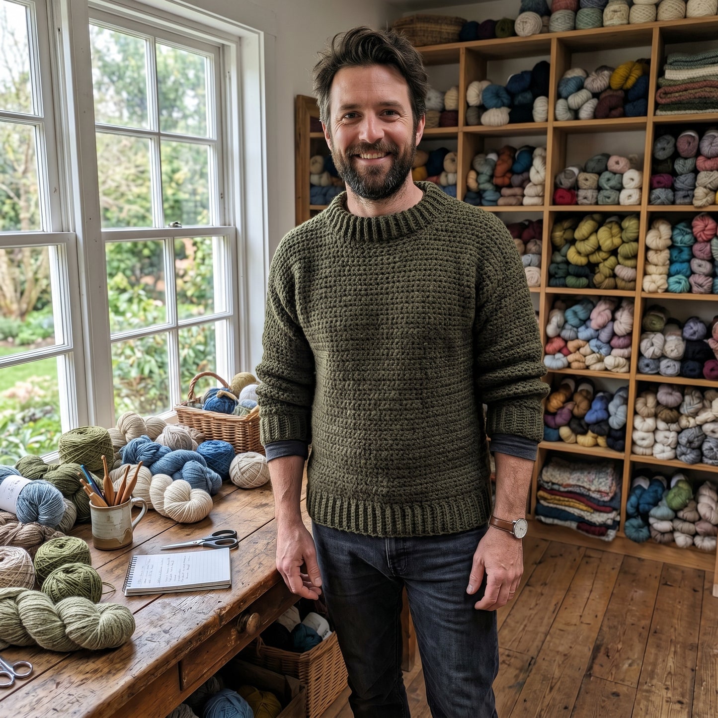 Hunter’s Trail Crochet Pullover Pattern (PDF Download)