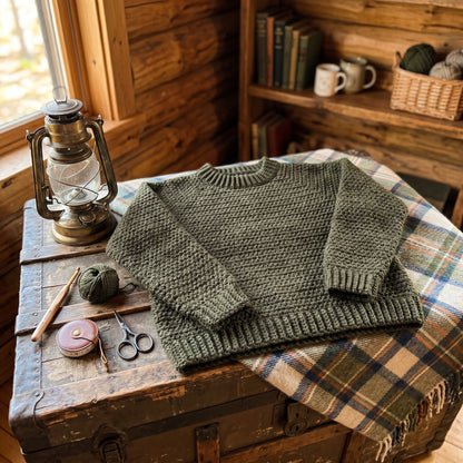 Hunter’s Trail Crochet Pullover Pattern (PDF Download)