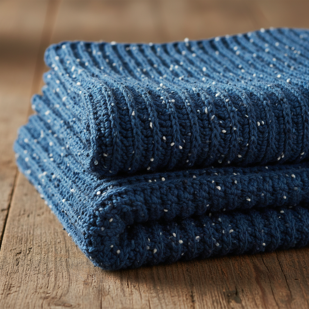 Ocean Rib Crochet Blanket Pattern (PDF Download)