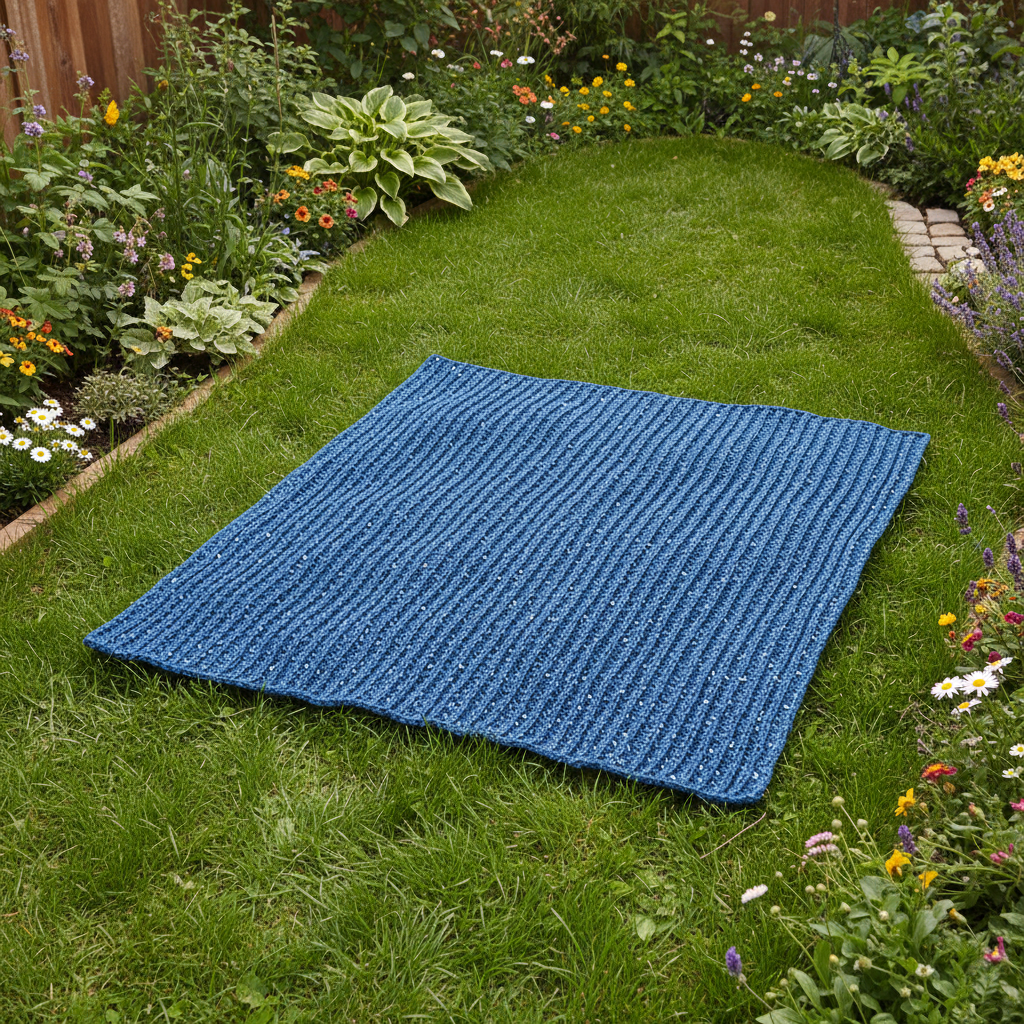 Ocean Rib Crochet Blanket Pattern (PDF Download)