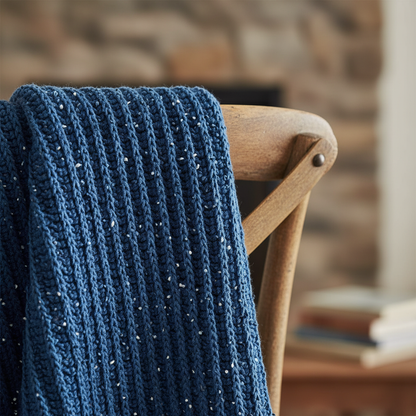 Ocean Rib Crochet Blanket Pattern (PDF Download)