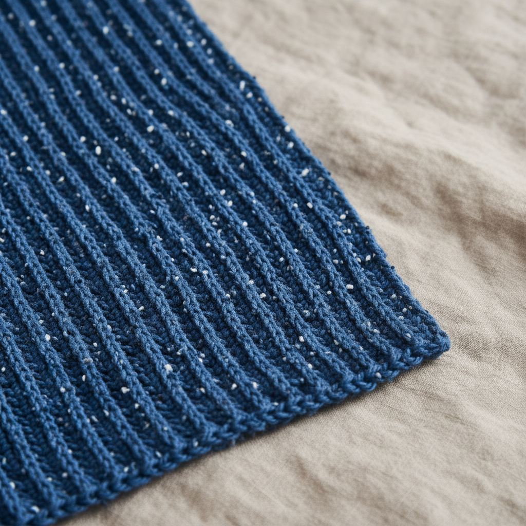 Ocean Rib Crochet Blanket Pattern (PDF Download)