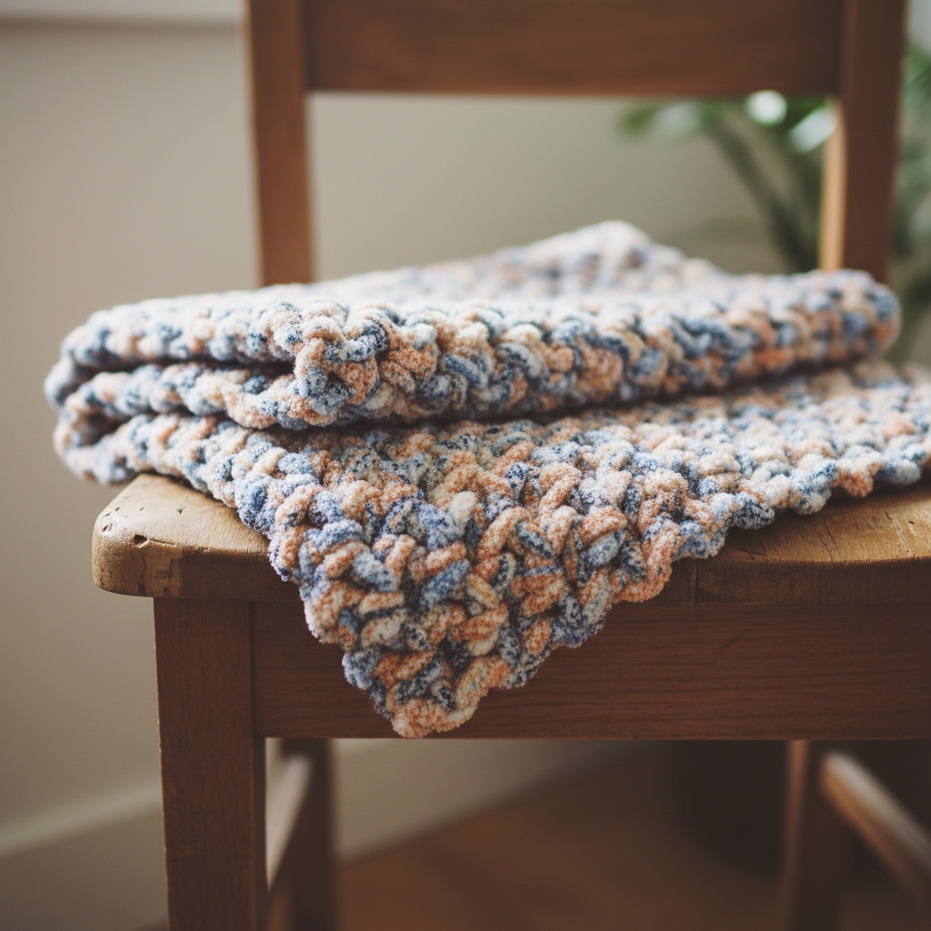 Relaxed Home Crochet Blanket Pattern (PDF Download)
