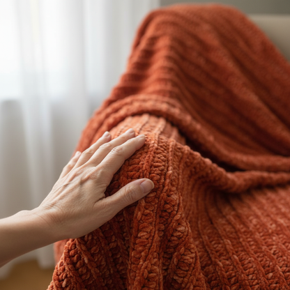 Serene Waves Crochet Throw Pattern (PDF Download)