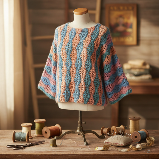 Side to Side Crochet Dolman Pattern (PDF Download)