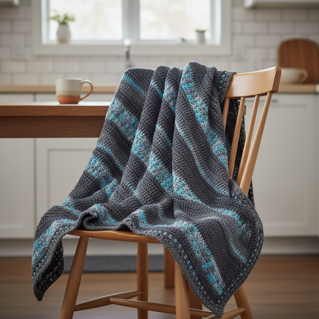 Starlight Dream Crochet Throw Pattern (PDF Download)