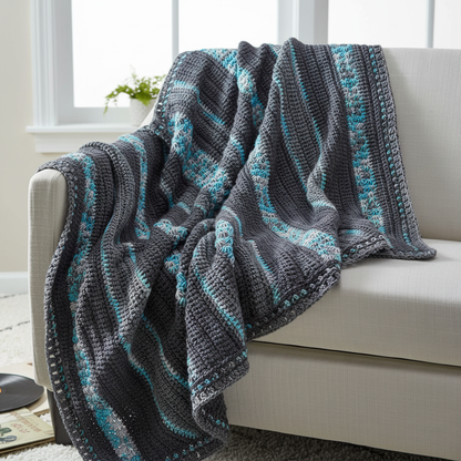 Starlight Dream Crochet Throw Pattern (PDF Download)