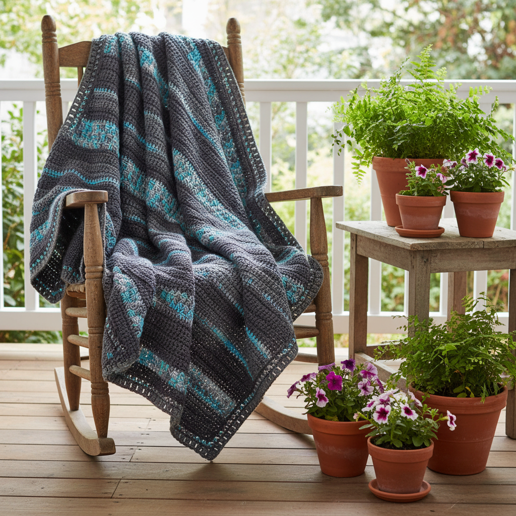Starlight Dream Crochet Throw Pattern (PDF Download)