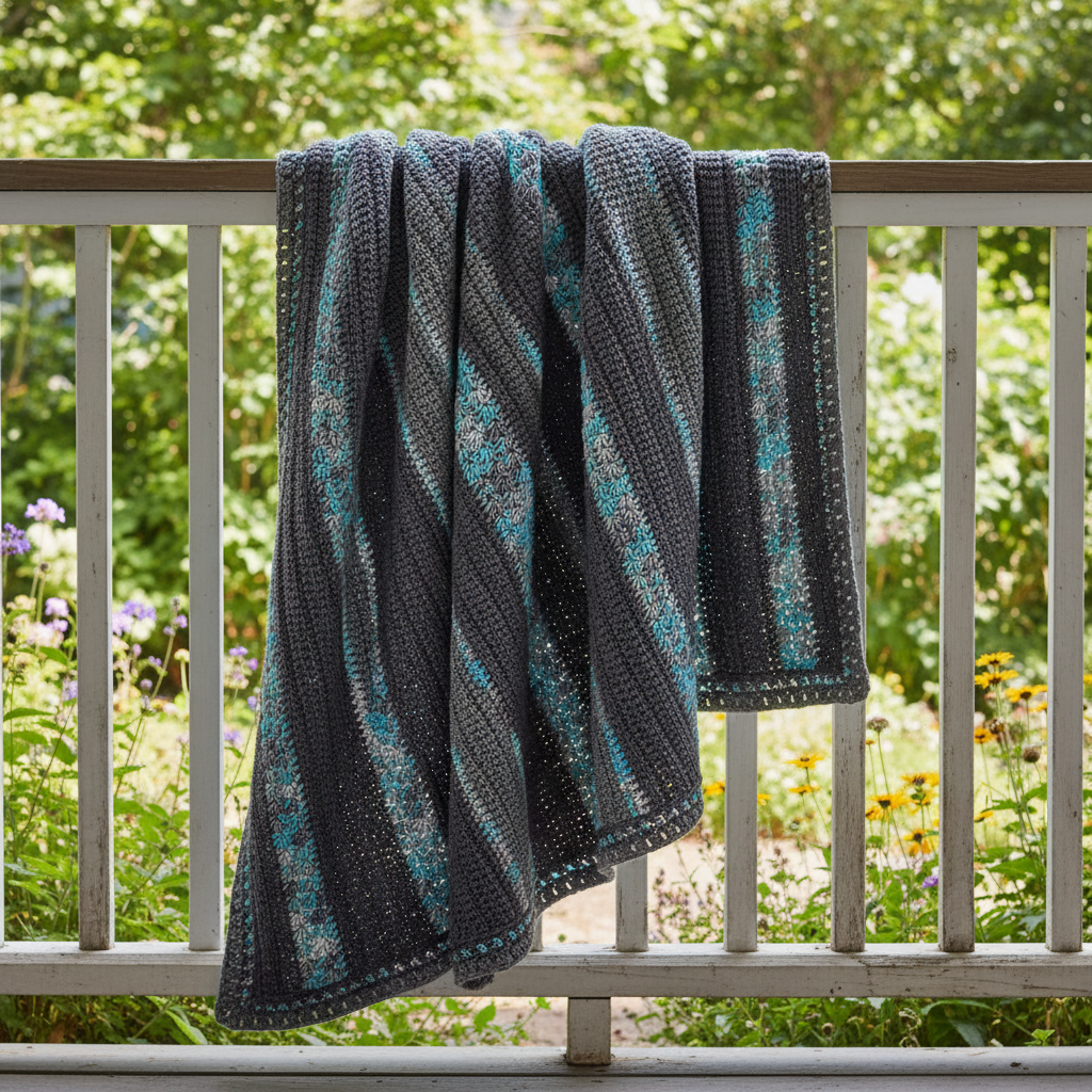 Starlight Dream Crochet Throw Pattern (PDF Download)