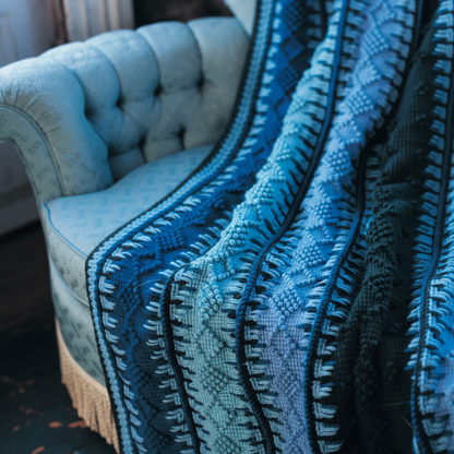 Timeless Texture Crochet Blanket Pattern (PDF Download)