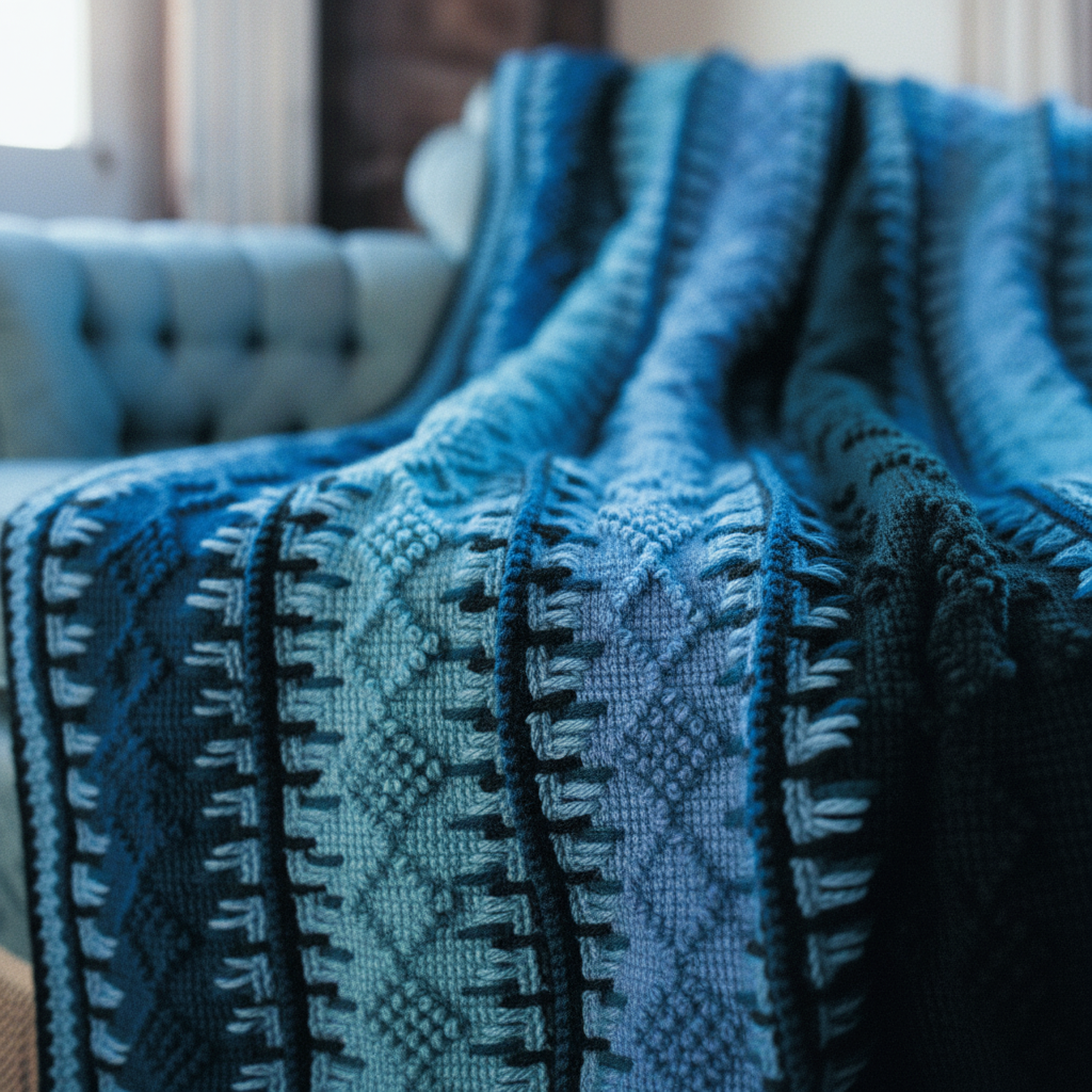 Timeless Texture Crochet Blanket Pattern (PDF Download)